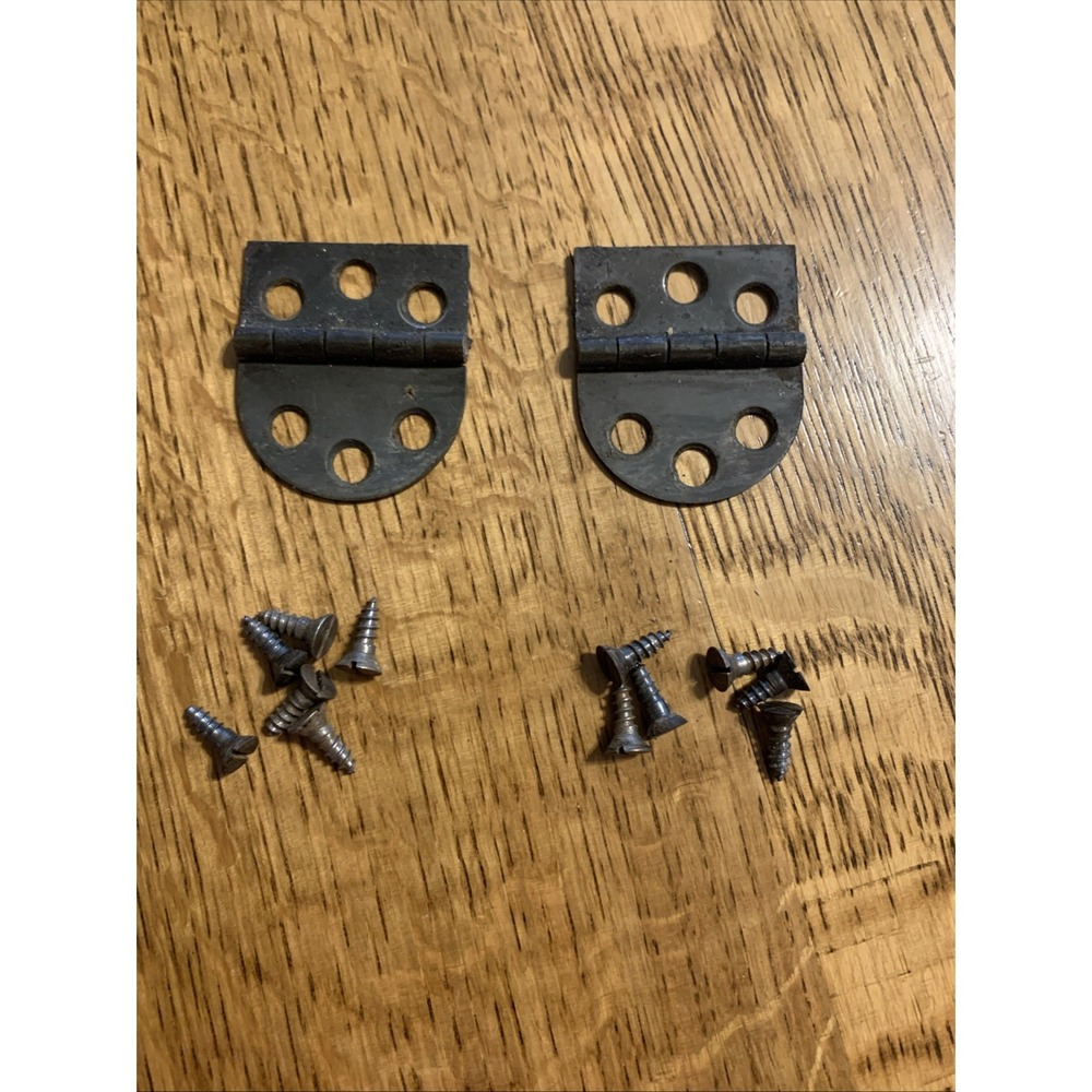 VINTAGE SINGER TREADLE‎ SEWING MACHINE HEAD SUPPORT HINGE SET